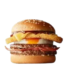 McDonald’s McBrunch Burger Philippines – a hearty breakfast-meets-lunch burger with beef patty, egg, and cheese layered in a soft bun.