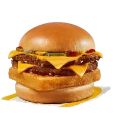 McDonald’s Philippines Surf ‘N Turf Burger — signature burger with beef patty, fish patty, melted cheese, and tangy sauce. Priced at ₱149 ala carte, ₱189 small meal, ₱209 medium, ₱226 large. Estimated 550 calories.