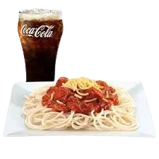 McDonald’s Philippines McSpaghetti Meal – Filipino-style sweet spaghetti with Coca-Cola – Solo ₱78 (430 Cal), Small ₱107 (570 Cal), Medium ₱117 (630 Cal), Large ₱120 (700 Cal).