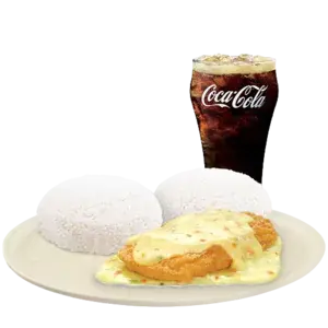 McDonald’s Sulit-Busog Crispy Chicken Fillet Ala King with extra rice – creamy chicken fillet meal priced at ₱119 with 650 calories, available in the Philippines.